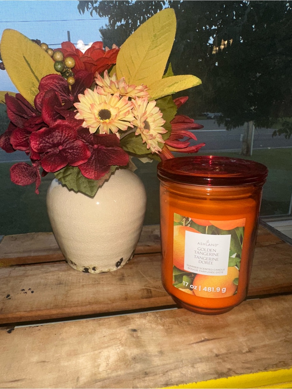 Golden Tangerine Summer Scented Jar Candle by Ashland